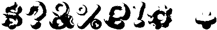 Orange-Balloon Regular otf (400) Font OTHER CHARS