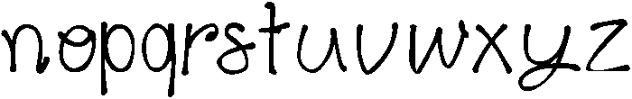 Orange Blossom otf (400) Font LOWERCASE