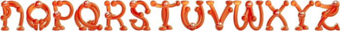 Orange Humans Regular otf (400) Font UPPERCASE