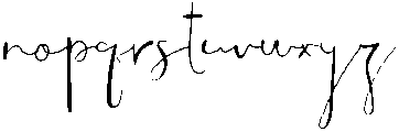 Orange Juice Regular otf (400) Font LOWERCASE