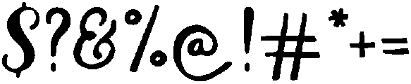 Orange Juice Regular otf (400) Font OTHER CHARS
