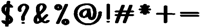 Orange Juice Regular otf (400) Font OTHER CHARS