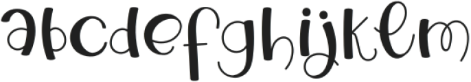 Orange Milkshake Solid ttf (400) Font LOWERCASE