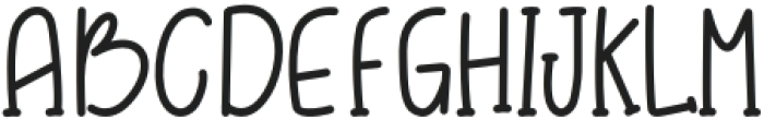 Orange Moo Regular otf (400) Font UPPERCASE