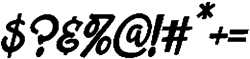 Orange Potluck Italic Italic otf (400) Font OTHER CHARS