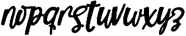 Orange Potluck Italic Italic otf (400) Font LOWERCASE