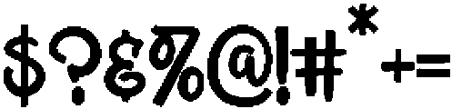Orange Potluck otf (400) Font OTHER CHARS