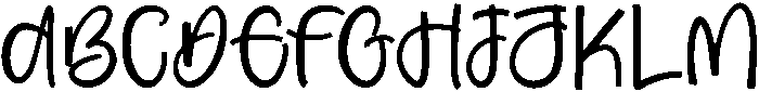 Orange Potluck otf (400) Font UPPERCASE