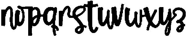 Orange Potluck otf (400) Font LOWERCASE