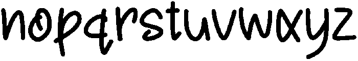 Orange juice Regular otf (400) Font LOWERCASE