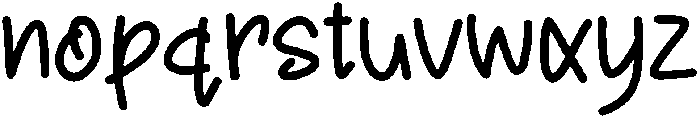 Orange juice Regular ttf (400) Font LOWERCASE