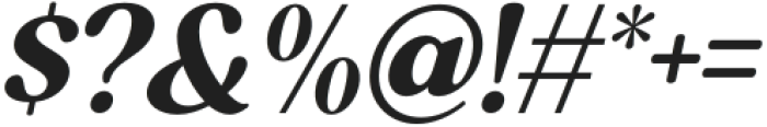 OrangeSquashPro-Italic otf (400) Font OTHER CHARS