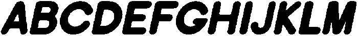Oranica Bold Italic otf (700) Font UPPERCASE