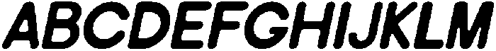 Oranica Italic otf (400) Font UPPERCASE