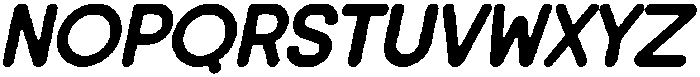 Oranica Italic otf (400) Font UPPERCASE