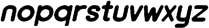 Oranica Italic otf (400) Font LOWERCASE