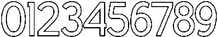 Oravel Inline otf (400) Font OTHER CHARS