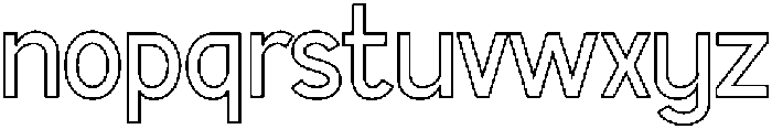 Oravel Inline otf (400) Font LOWERCASE