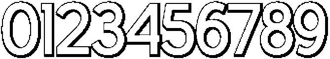 Oravel Shadow otf (400) Font OTHER CHARS