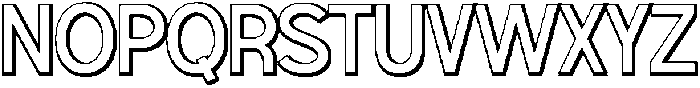 Oravel Shadow otf (400) Font UPPERCASE