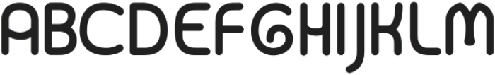 Orbed-Round otf (400) Font UPPERCASE