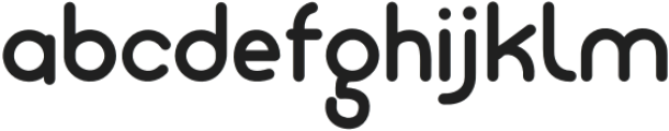 Orbed-Round otf (400) Font LOWERCASE