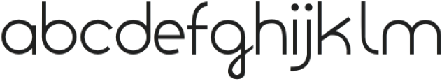 Orbed otf (400) Font LOWERCASE