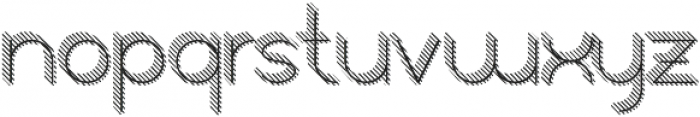 Orbicularstriped 3d otf (400) Font LOWERCASE
