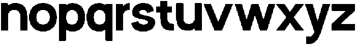 Orbito Regular otf (400) Font LOWERCASE