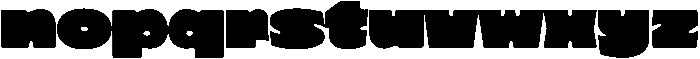 Orbold Fat otf (700) Font LOWERCASE