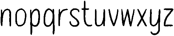 Orchard otf (400) Font LOWERCASE