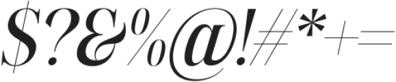 Orchestra-Italic otf (400) Font OTHER CHARS