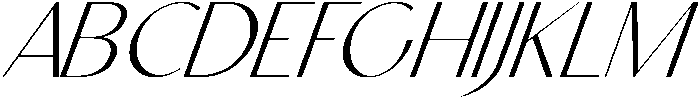 Orchid Italic otf (400) Font UPPERCASE