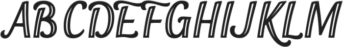 Orchid Key Inline otf (400) Font UPPERCASE