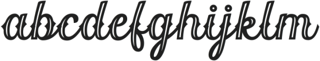 Orchid Key Spurs Inline otf (400) Font LOWERCASE