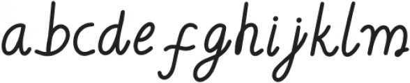 Orchid Petal Bold otf (700) Font LOWERCASE