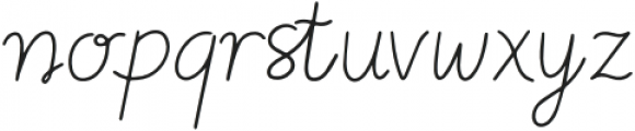 Orchid Petal Regular otf (400) Font LOWERCASE