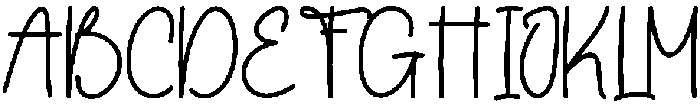 Ordinary People Regular otf (400) Font UPPERCASE