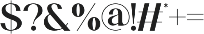 Orealo Regular otf (400) Font OTHER CHARS