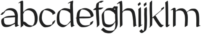 Orenime Regular otf (400) Font LOWERCASE