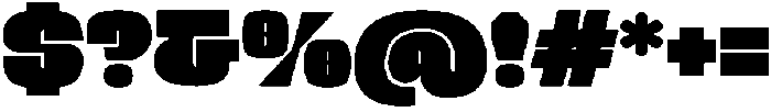Oreon Fat otf (800) Font OTHER CHARS