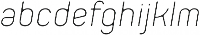 Orev Edge Light Italic otf (300) Font LOWERCASE