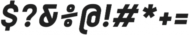 Orev ExtraBold Italic otf (700) Font OTHER CHARS