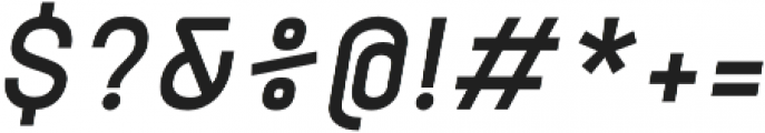 Orev Medium Italic otf (500) Font OTHER CHARS