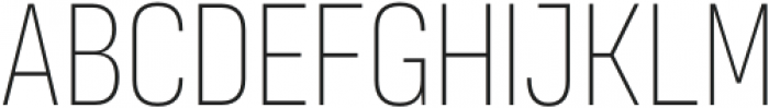 Organetto UltraCnd Thin otf (100) Font LOWERCASE
