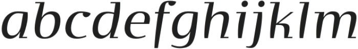 Organica Pro Regular It otf (400) Font LOWERCASE