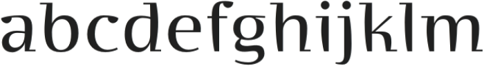 Organica Pro Regular otf (400) Font LOWERCASE