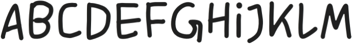 Organically Crafted Thin otf (100) Font LOWERCASE