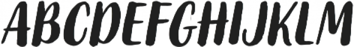 Organika Sans Italic otf (400) Font LOWERCASE