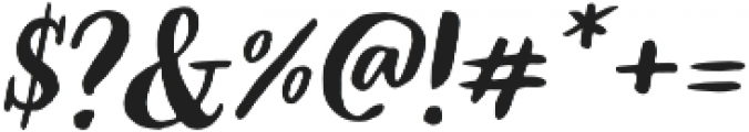 Organika Serif Italic otf (400) Font OTHER CHARS